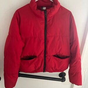 H&M Divided Vibrant Red Jacket